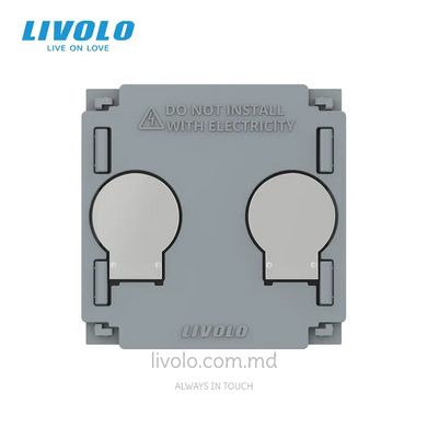 Модуль сенсорного двухклавишного выключателя Wi-Fi Livolo
