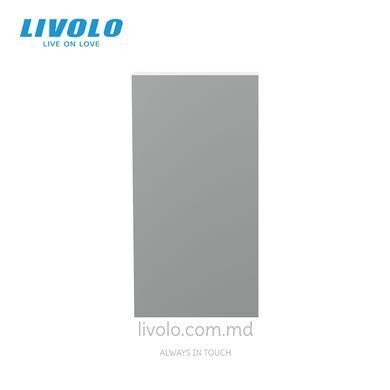 Модуль механического проходного выключателя Livolo, 1 клавиша, 22,5&times;45 мм, Серый