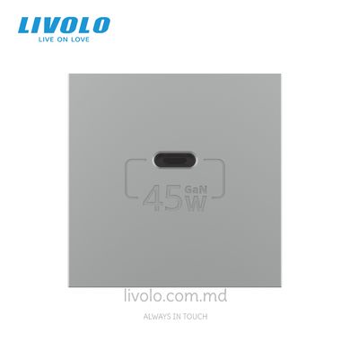 Modul priză USB type C cu alimentare 45W Livolo, Sur, Sur