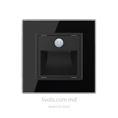 Подсветка лестницы, пола Livolo с датчиком движения, стекло, цвет Черный