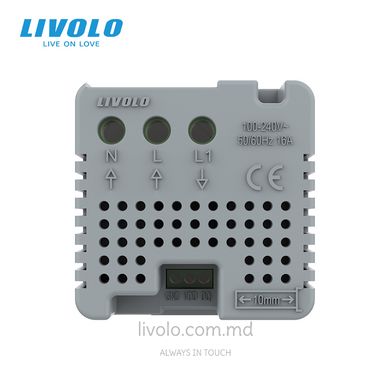 Modul termostat pentru podea calda cu senzor extern LIVOLO, Auriu, Auriu
