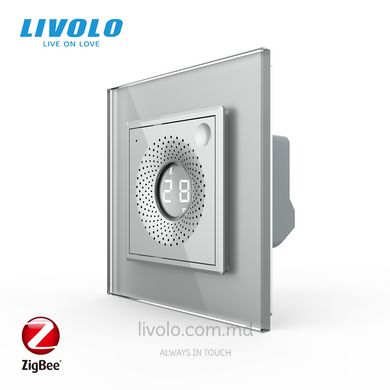 Senzor temperatura și umiditate Livolo Zigbee pentru smart home Sur, Sur