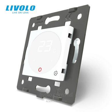 Modul termostat LIVOLO pentru sistem de incalzire electrica, Alb