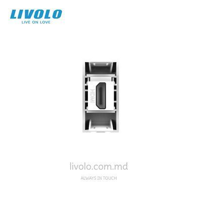 Modul priză tip HDMI Livolo, Alb