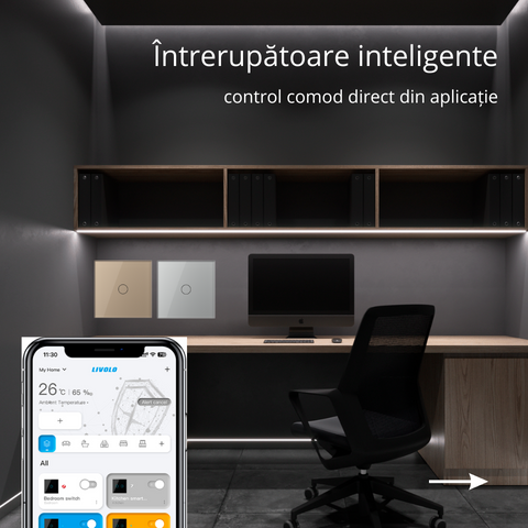 Intrerupatoare inteligente Livolo, link spre categorie
