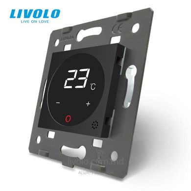 Терморегулятор пола сенсорный Livolo, модуль, цвет Черный