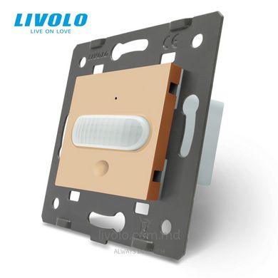 Датчик движения Livolo с сенсорным выключателем, модуль, цвет Золотой