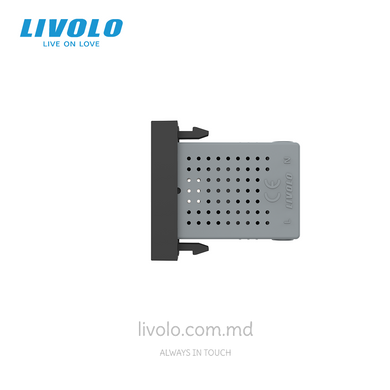 Modul priză USB-A Livolo, 10W, culoare Negru