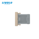 Модуль розетки USB-A Livolo, 10W, цвет Золотой