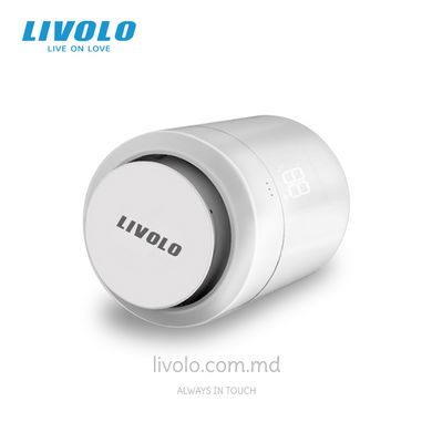 Умная беспроводная термоголовка для радиатора ZigBee Livolo