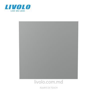 Модуль механического проходного выключателя Livolo, 1 клавиша, 45&times;45 мм, Серый