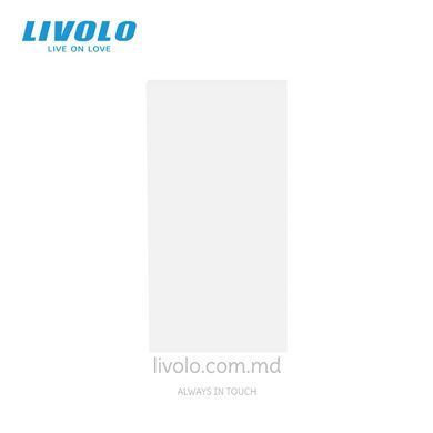 Модуль механического проходного выключателя Livolo, 1 клавиша, 22,5&times;45 мм, Белый