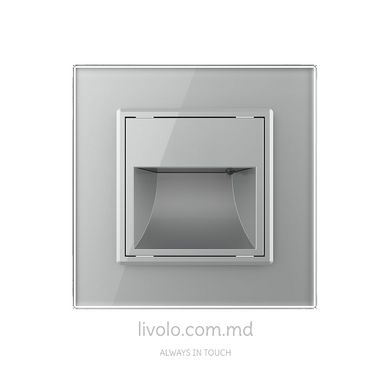Подсветка лестницы, пола Livolo, стекло, цвет Серый